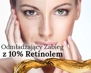 Odmładzający zabieg z 10% retinolem